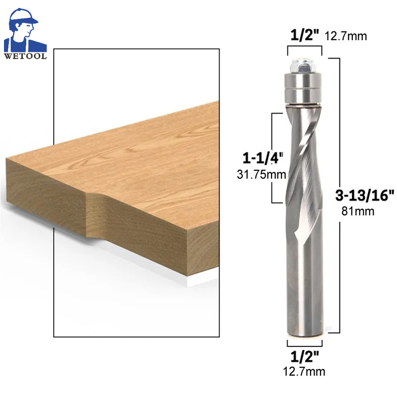 Router Bits For Woodworking - Frez spiralny z węglika spiekanego do