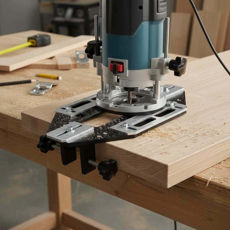 Woodworking Clamp - Szablon do wpuszczania zatrzasków ze stopu