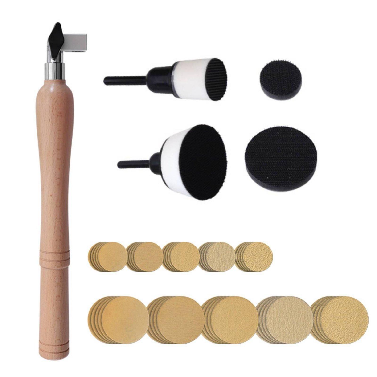 Woodworking Kits - Zestaw ręcznych tarcz szlifierskich do drewna,