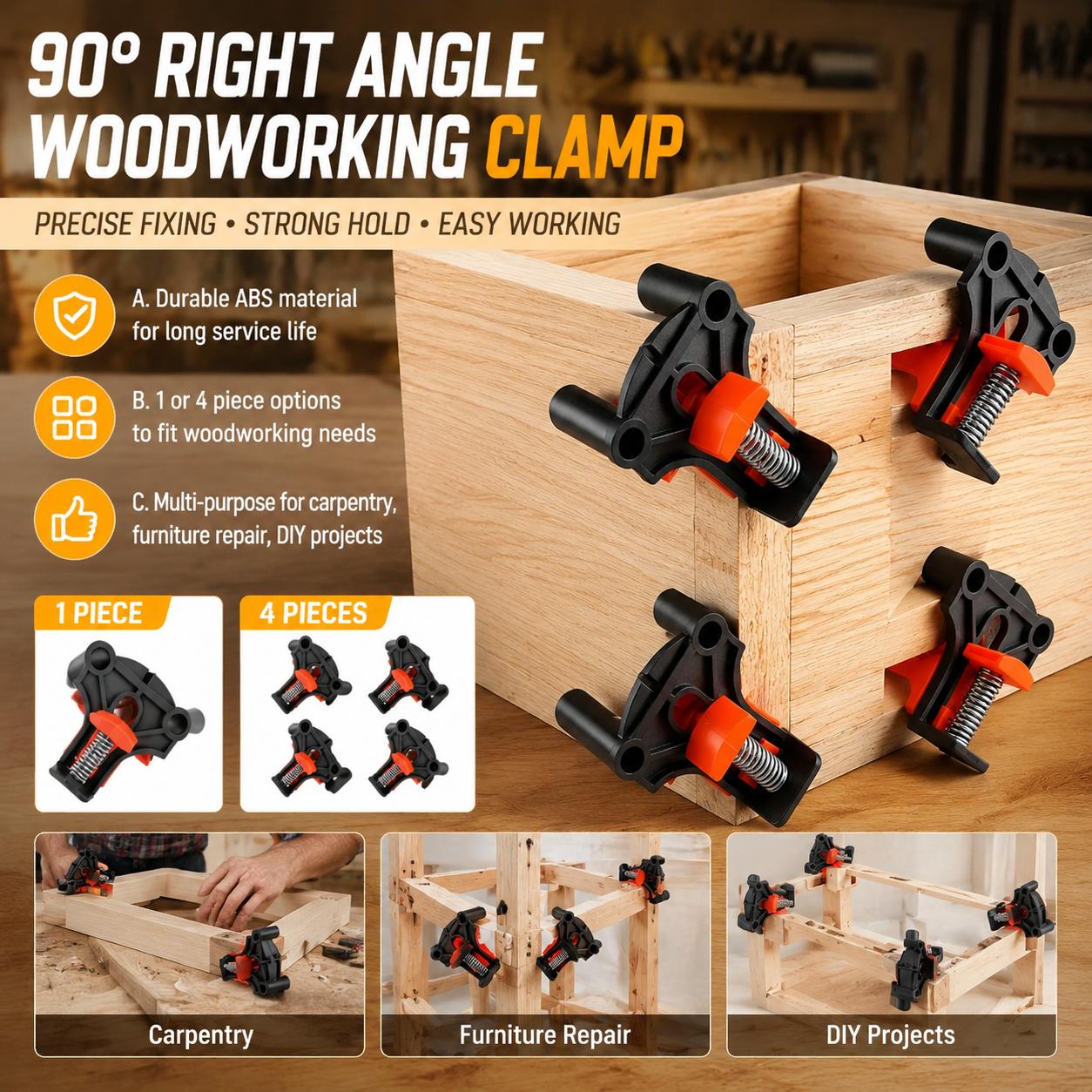 Woodworking Kits - Profesjonalny zestaw do obróbki drewna: zaciski