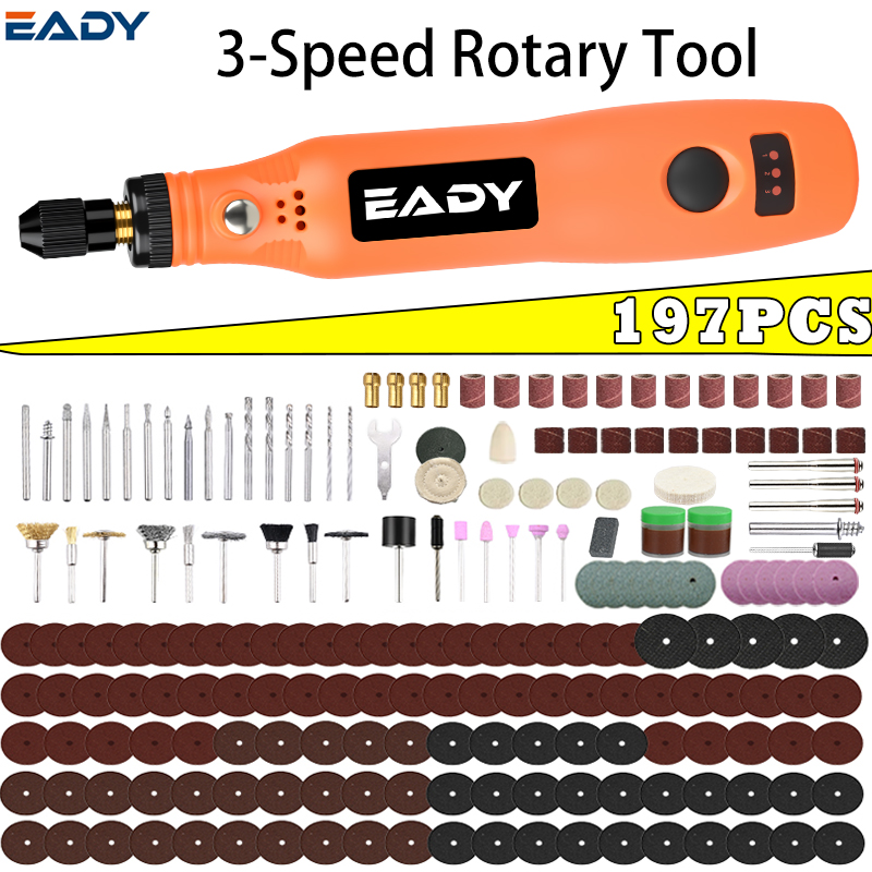 Woodworking Kits - Zestaw bezprzewodowych narzędzi obrotowych USB –