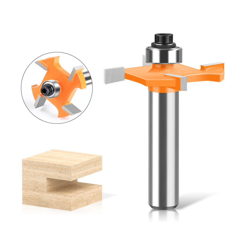 Router Bits For Woodworking - Frez trzpieniowy z 4 ostrzami do