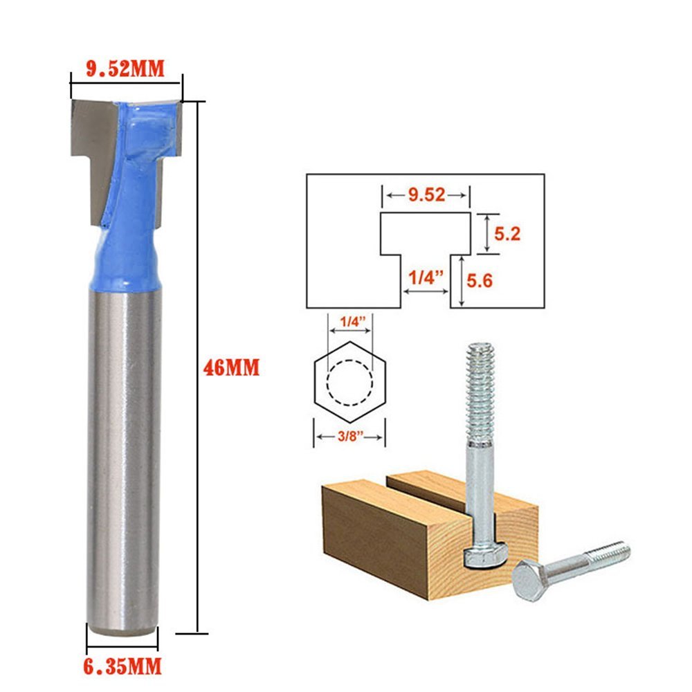 Router Bits For Woodworking - Frez trzpieniowy do rowków T A11I,