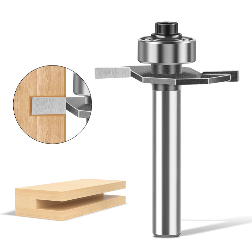 Router Bits For Woodworking - Frez trzpieniowy z łożyskiem kulkowym, uchwytem