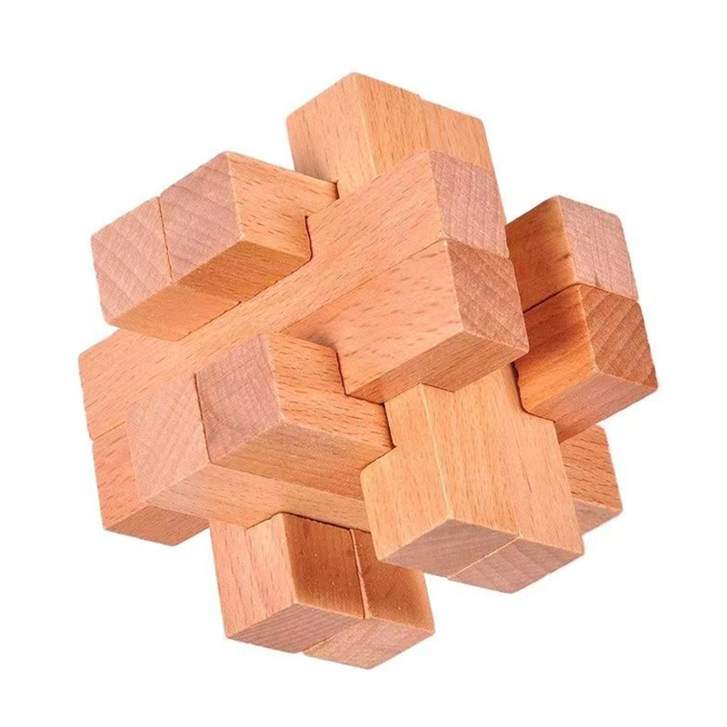 Woodworking Game - Drewniane łamigłówki dla dorosłych i dzieci,