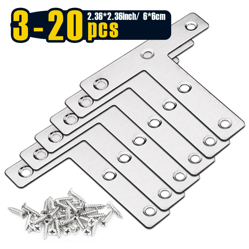 Woodworking X Brace - 3-20 szt., Płytki naprawcze w kształcie