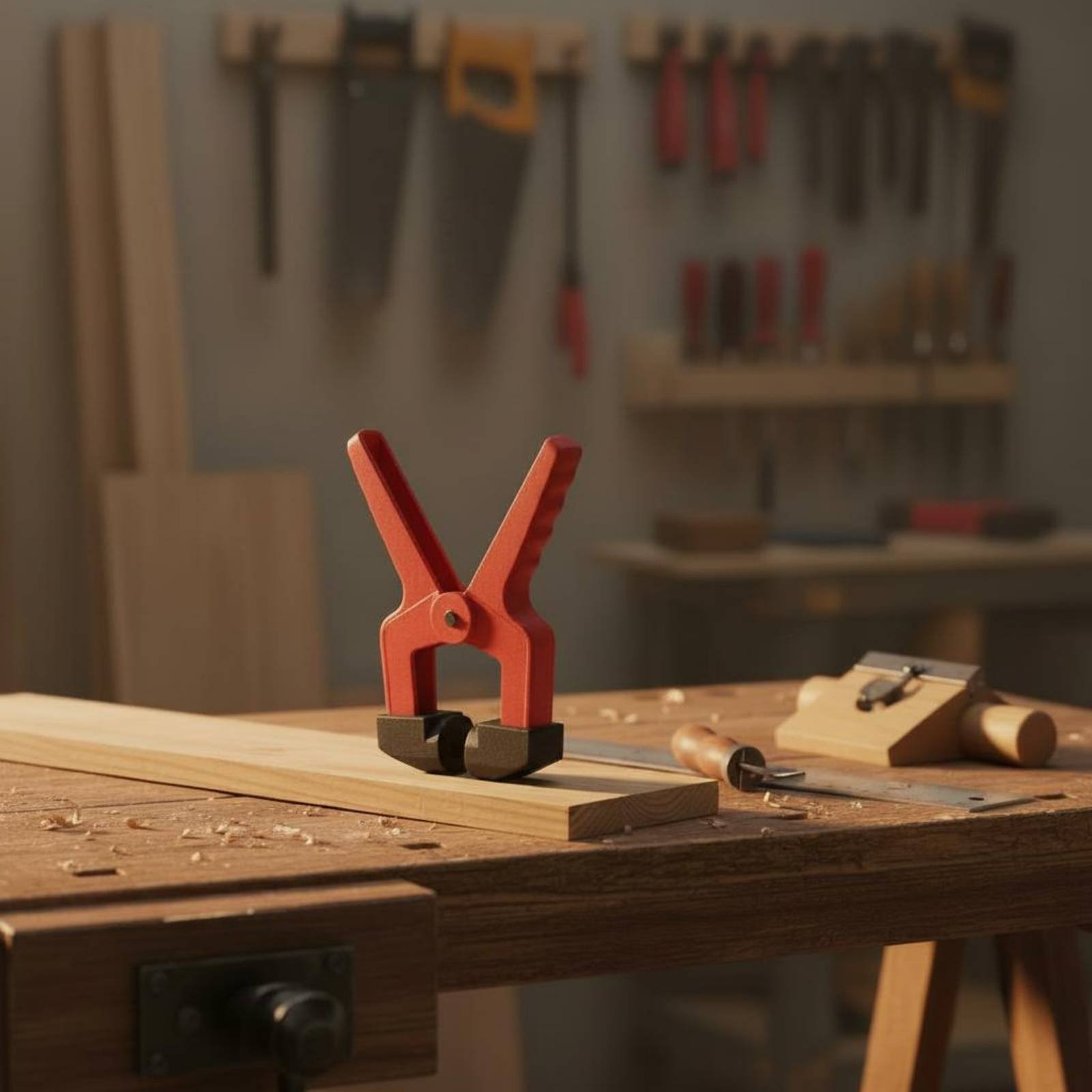 Zacisk trójkątny, zacisk czerw – Woodworking Clamp recenzja i cena