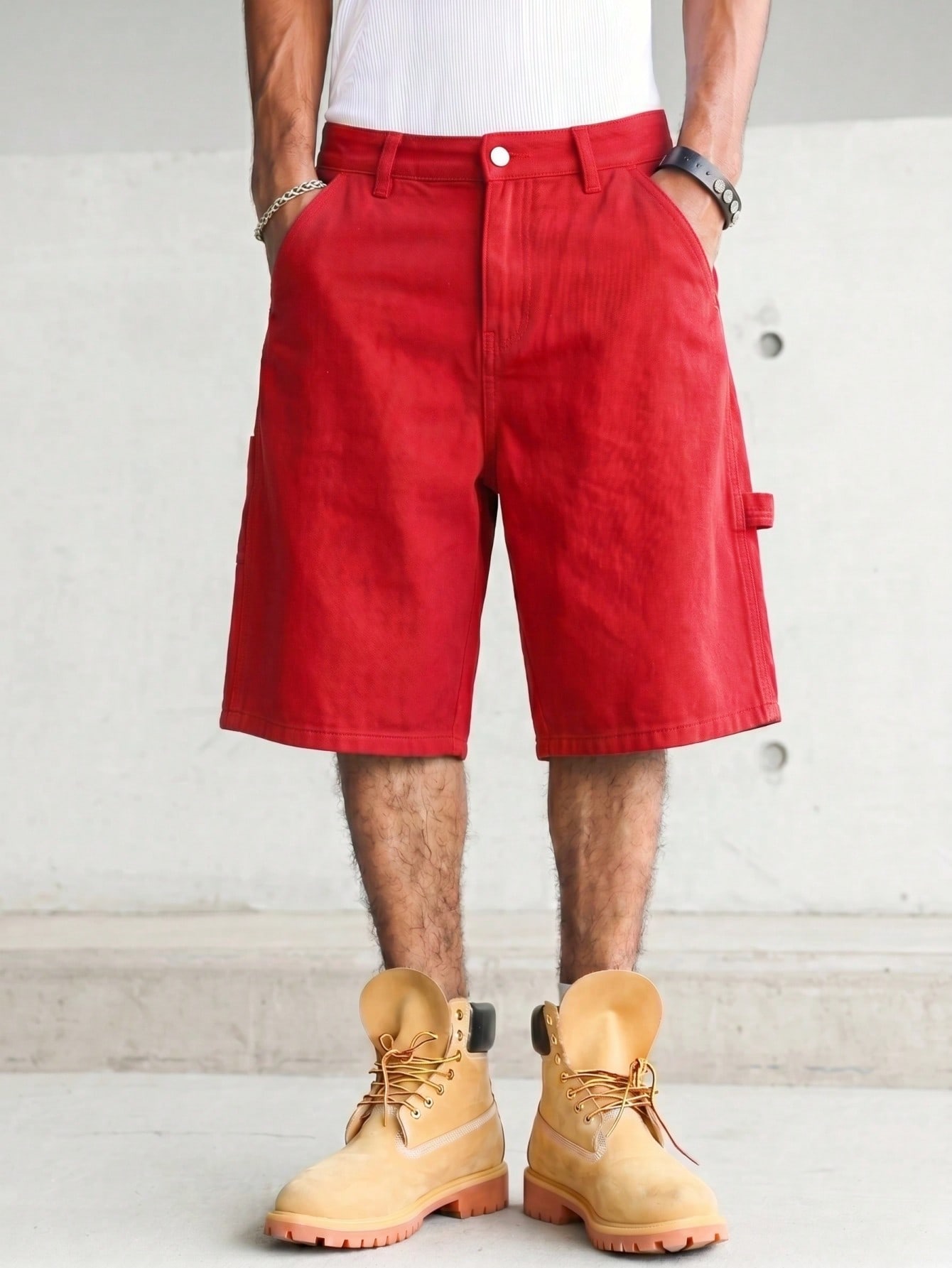Męskie luźne szorty jeansowe w – Woodworking Overalls recenzja i cena