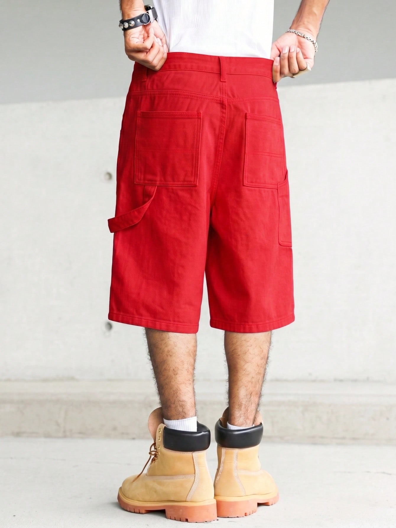 Męskie luźne szorty jeansowe w – Woodworking Overalls recenzja i cena