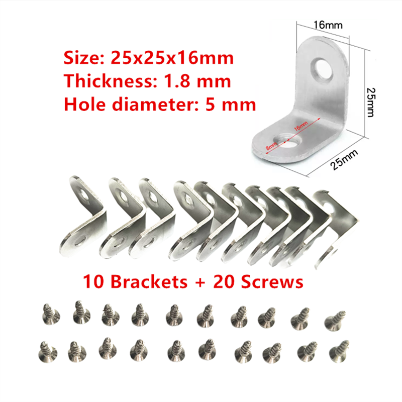 10 x Stalowe wsporniki kątowe  – Woodworking X Brace recenzja i cena