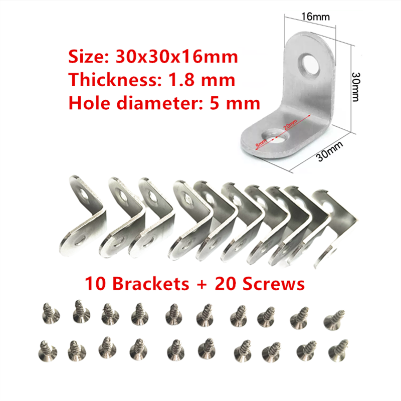 10 x Stalowe wsporniki kątowe  – Woodworking X Brace recenzja i cena