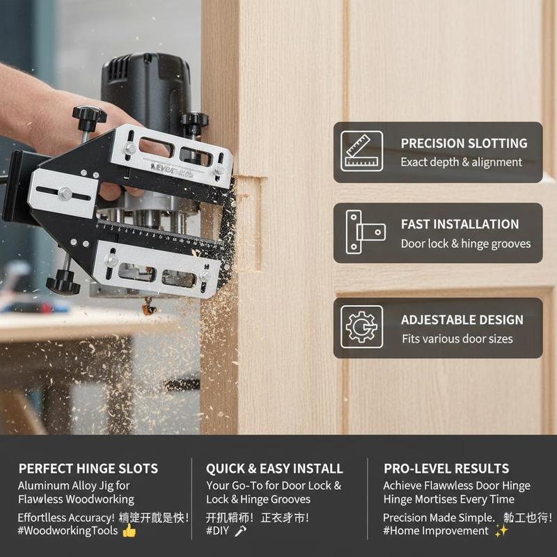 Szablon do wpuszczania zatrzas – Woodworking Clamp recenzja i cena
