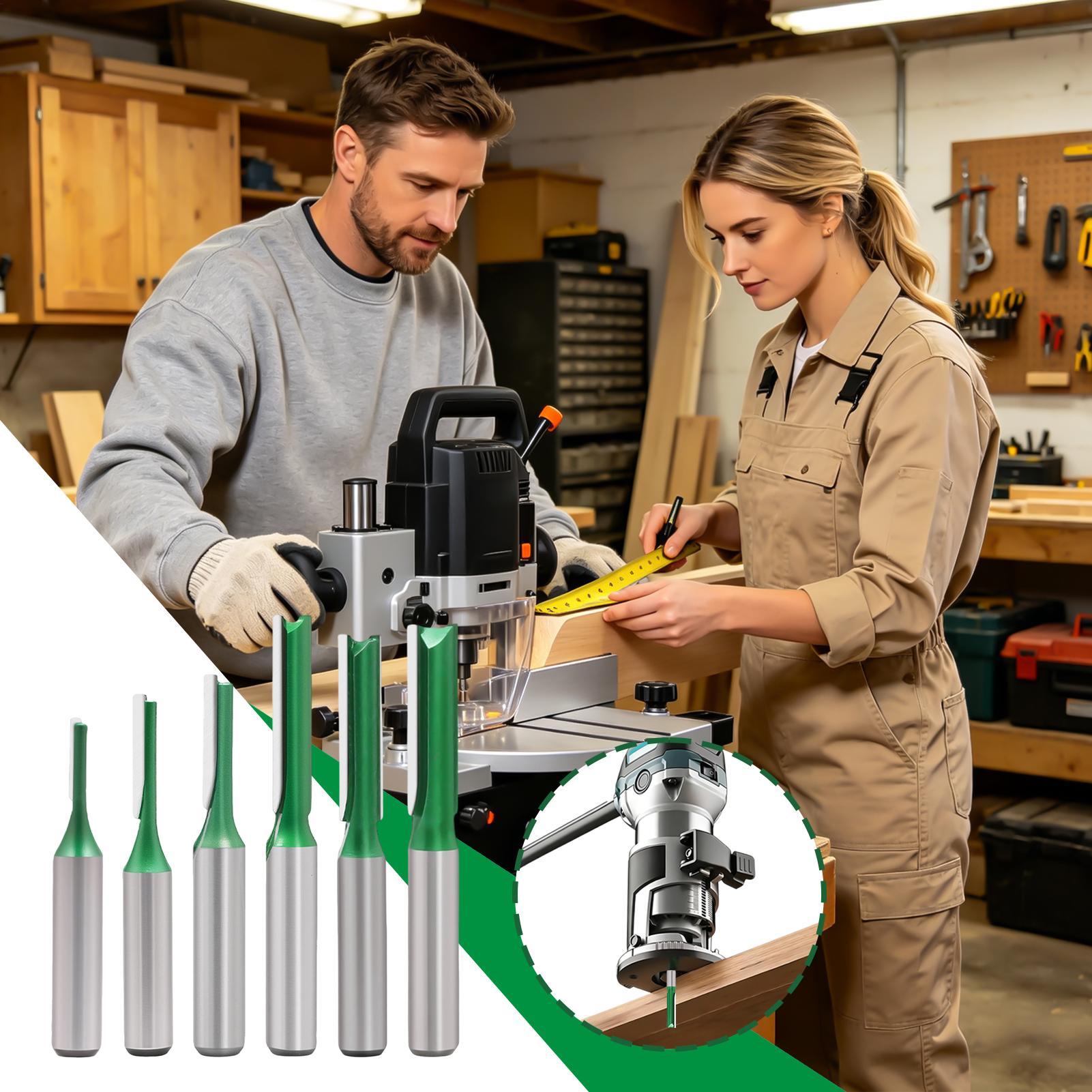 Zestaw frezów prostych z trzpi – Router Bits For Woodworking recenzja i cena