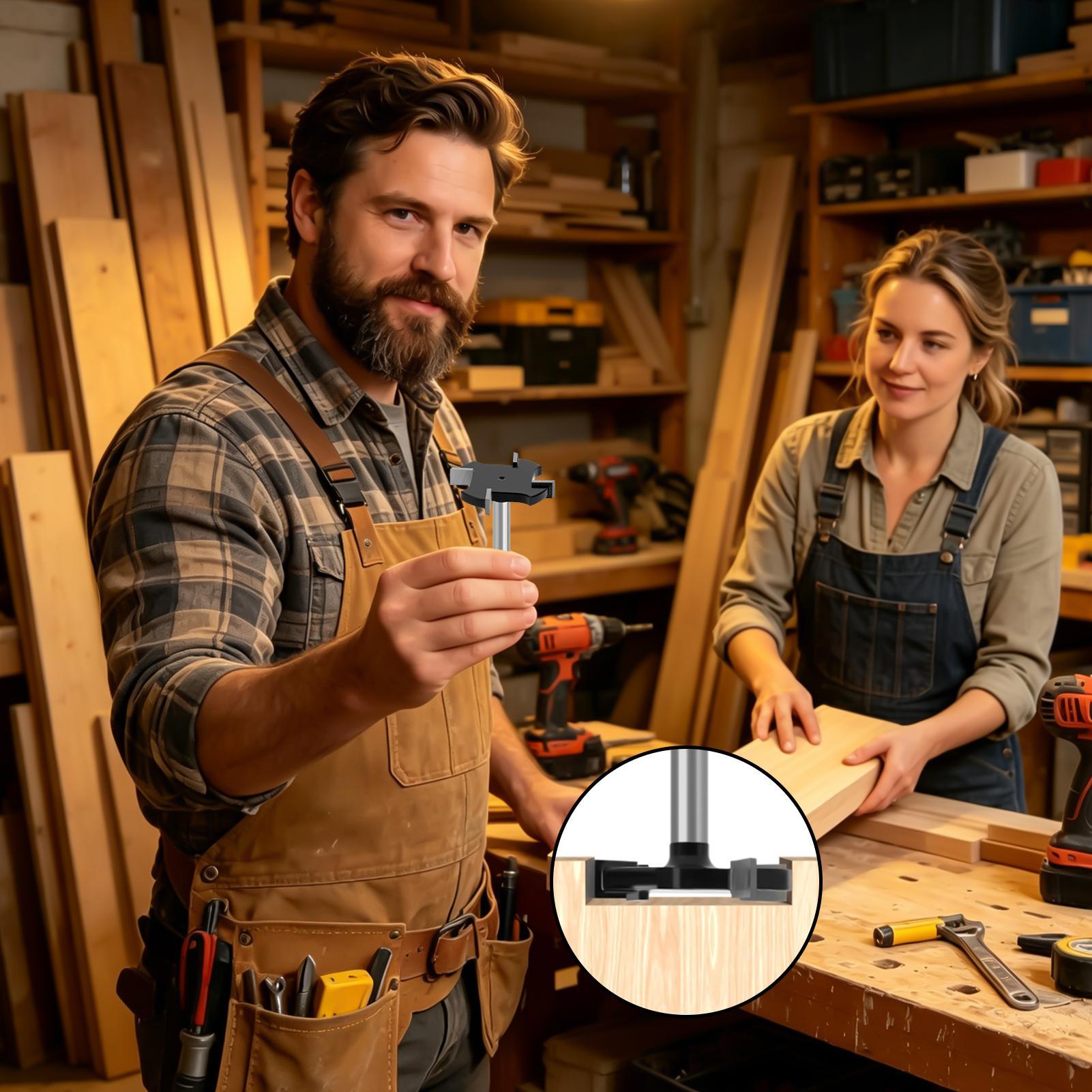Frez płaski do drewna z trzpie – Router Bits For Woodworking recenzja i cena