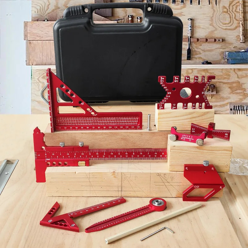 Zestaw stolarski z aluminiowym – Woodworking Kits recenzja i cena