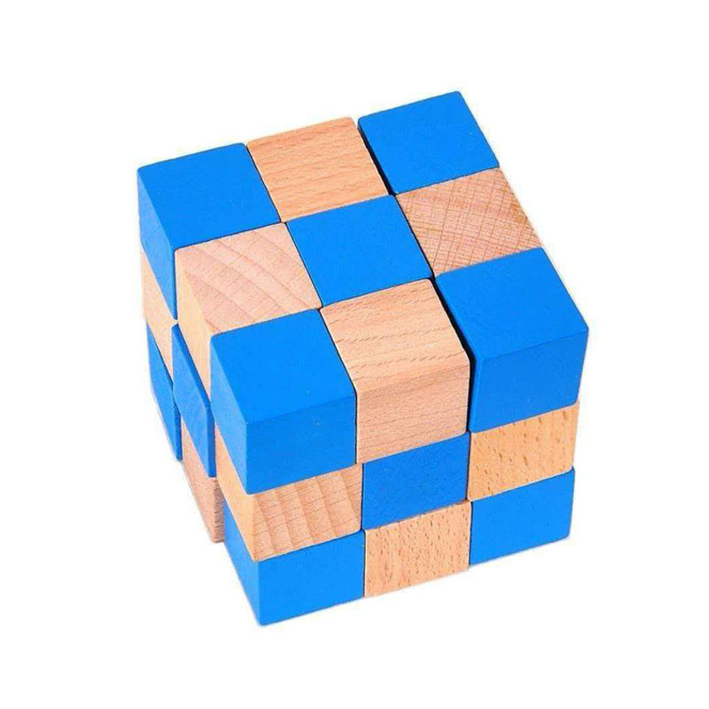 Kwadratowa Kostka Węża - Drewn – Woodworking Game recenzja i cena