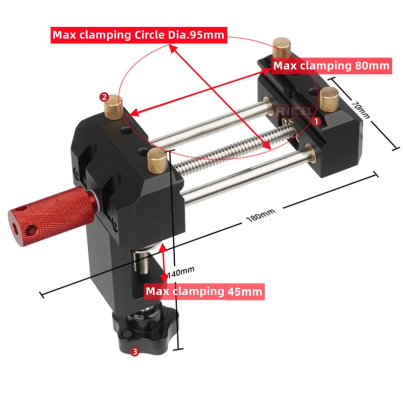 Wielofunkcyjny imadło stołowe  – Woodworking Clamp recenzja i cena