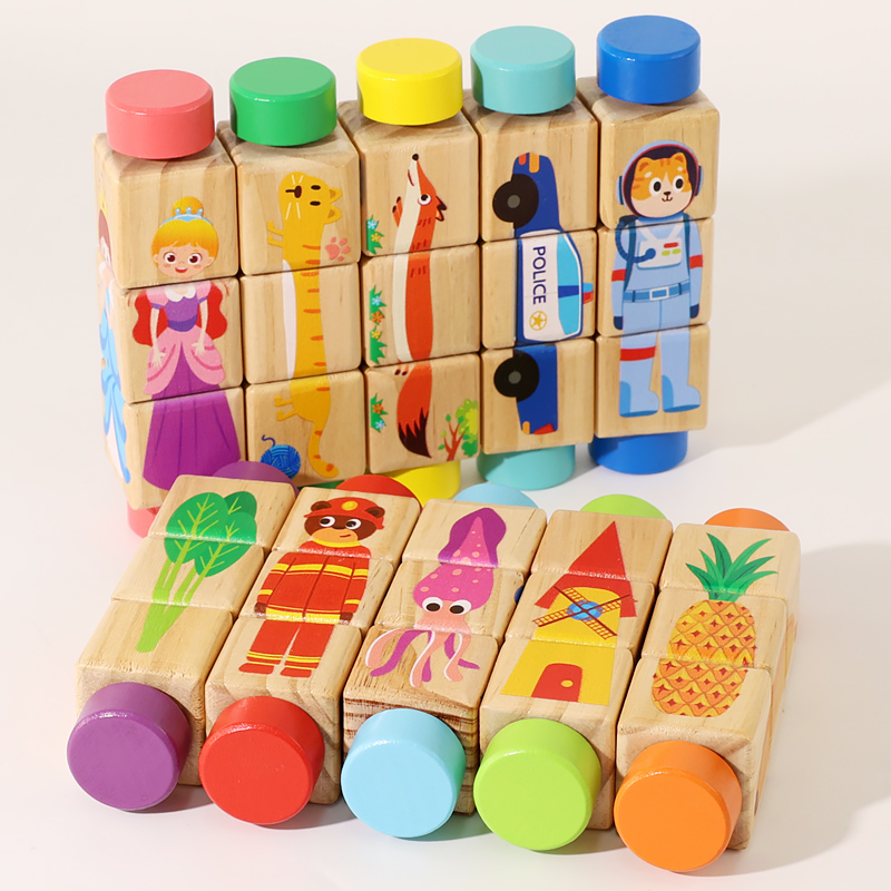 1 szt. Drewniana obrotowa ukła – Woodworking Game recenzja i cena