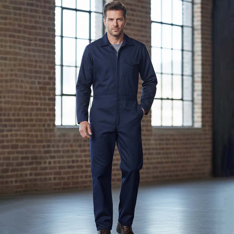 Męski granatowy kombinezon rob – Woodworking Overalls recenzja i cena
