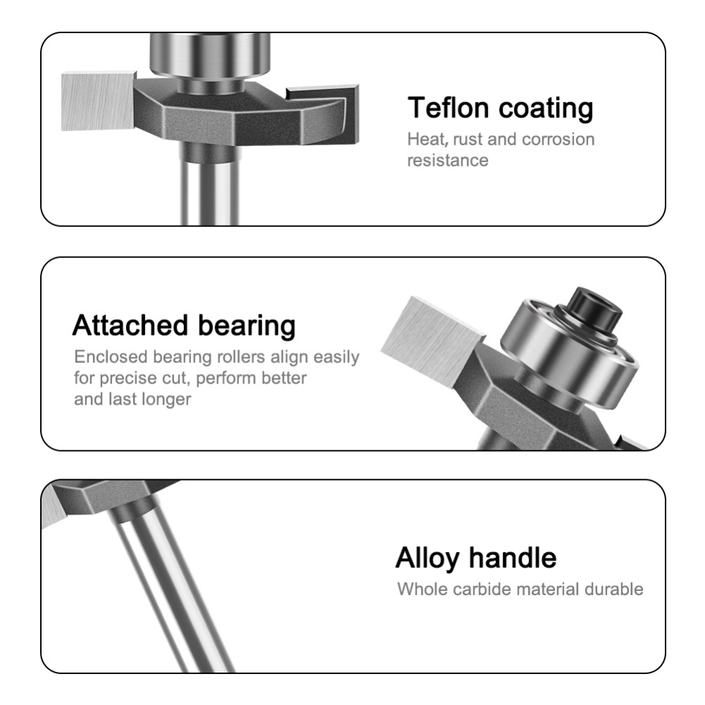 Frez trzpieniowy z łożyskiem k – Router Bits For Woodworking recenzja i cena