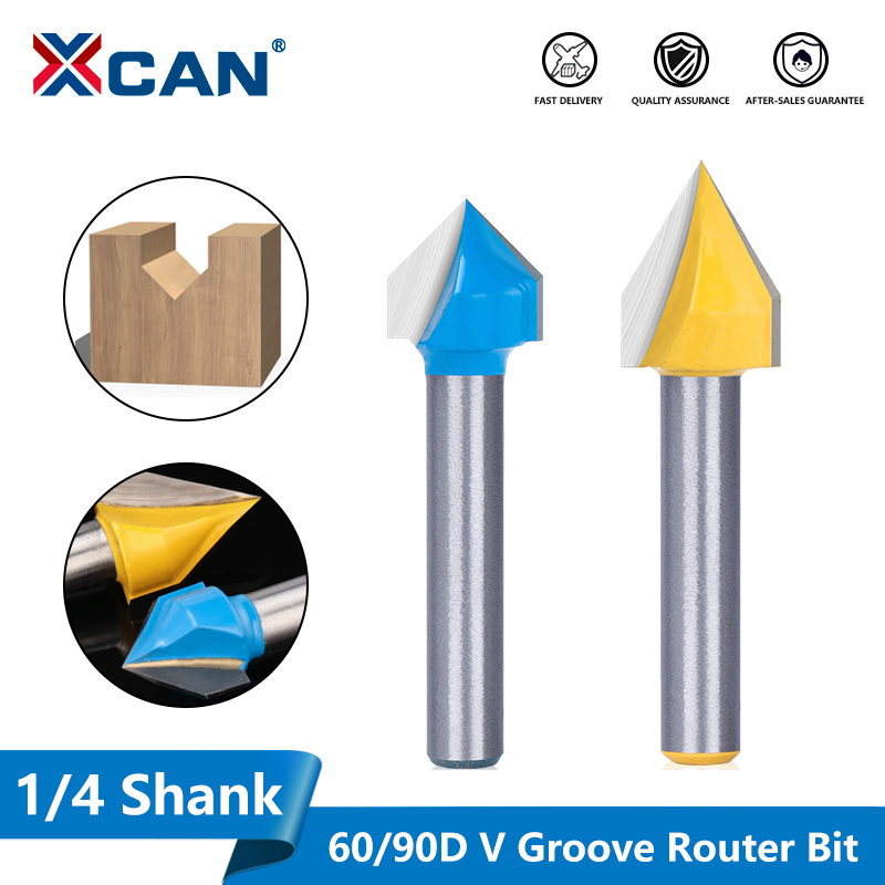 XCAN V Groove Bit 60/90 stopni – Router Bits For Woodworking recenzja i cena