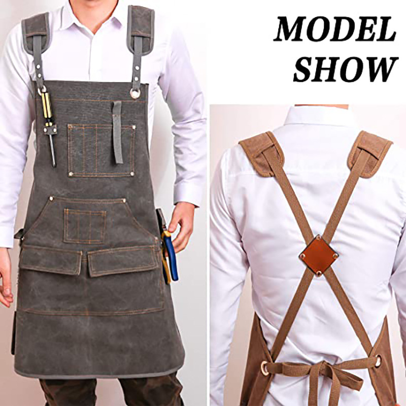 Prosty, gruby fartuch z płótna – Woodworking Overalls recenzja i cena