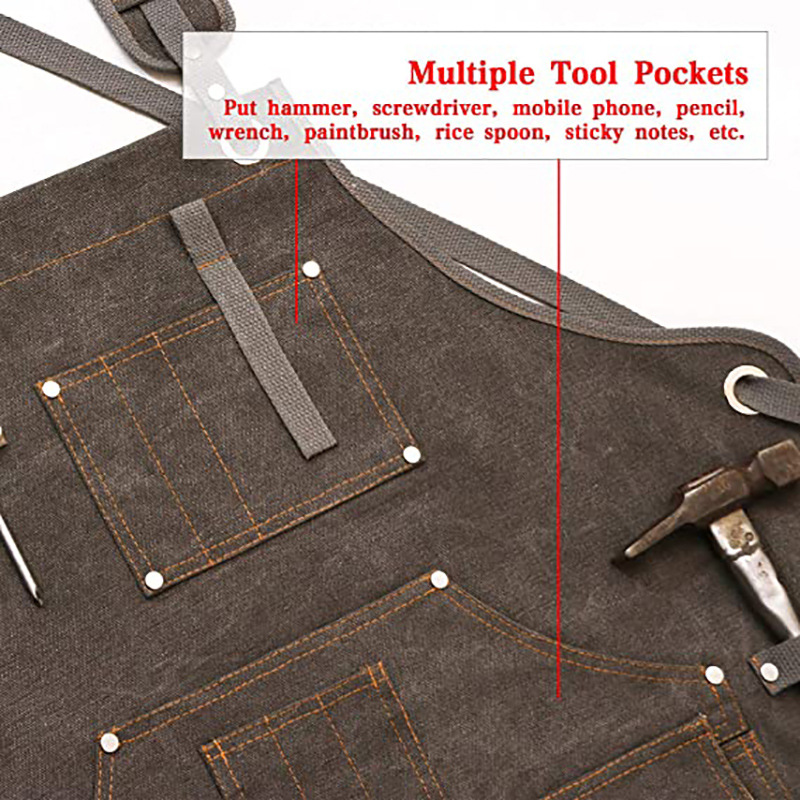 Prosty, gruby fartuch z płótna – Woodworking Overalls recenzja i cena