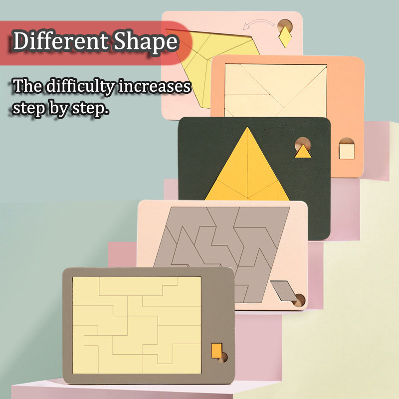 Drewniane puzzle geometryczne  – Woodworking Game recenzja i cena