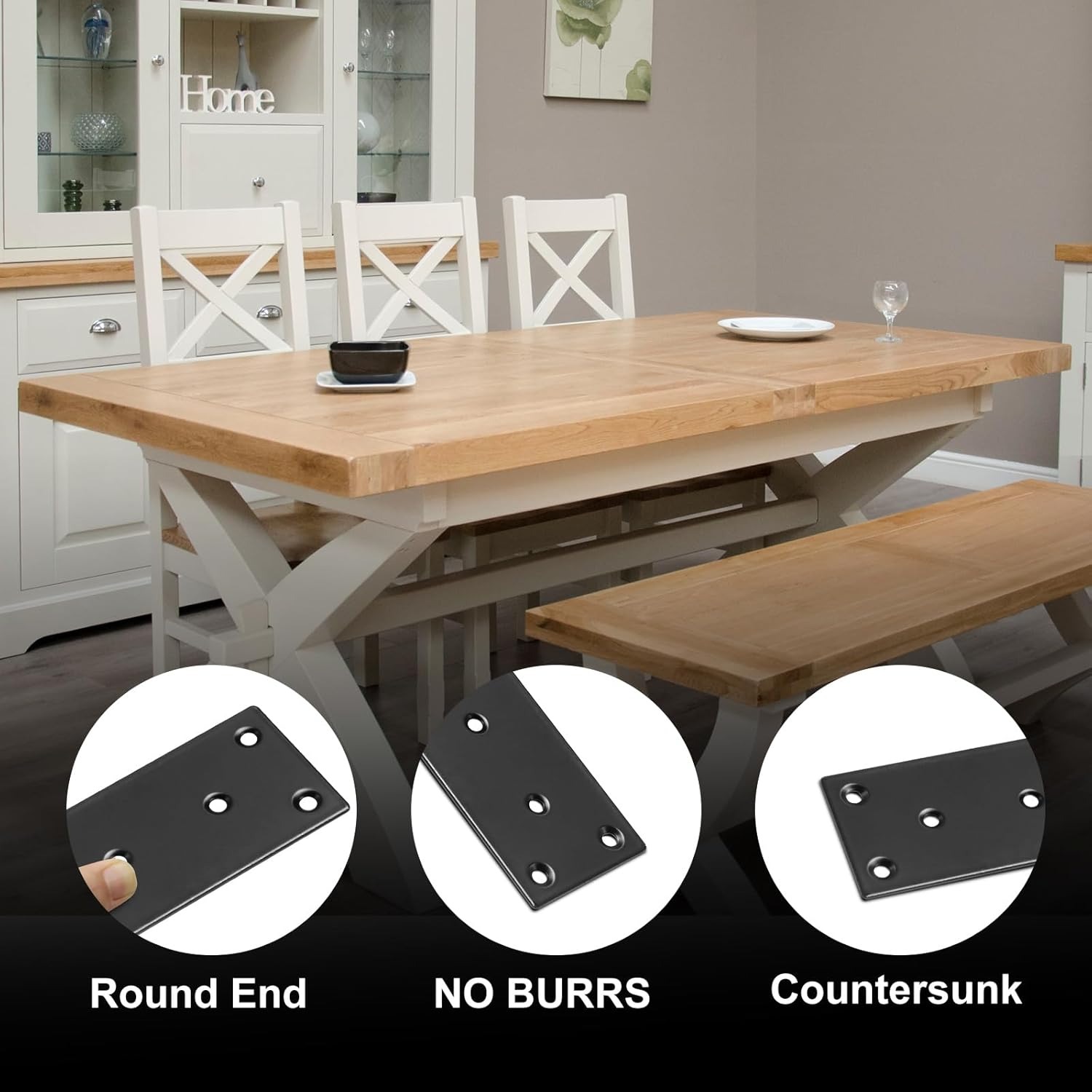 Płaska Prosta Płytka Mocująca, – Woodworking X Brace recenzja i cena