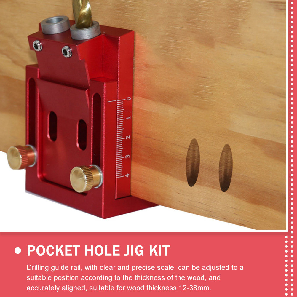 Szablon do otworów kieszeniowy – Woodworking Kits recenzja i cena