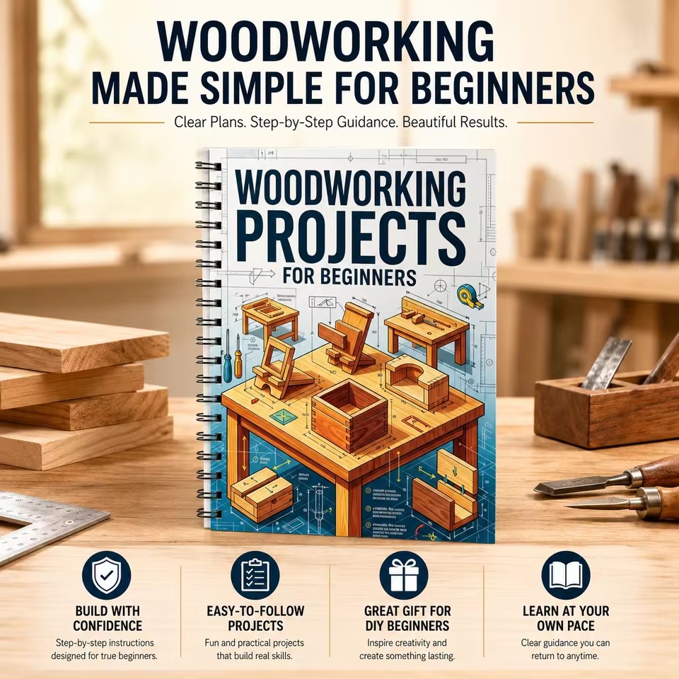 Proste plany prac stolarskich  – Woodworking Ideas For Adults recenzja i cena