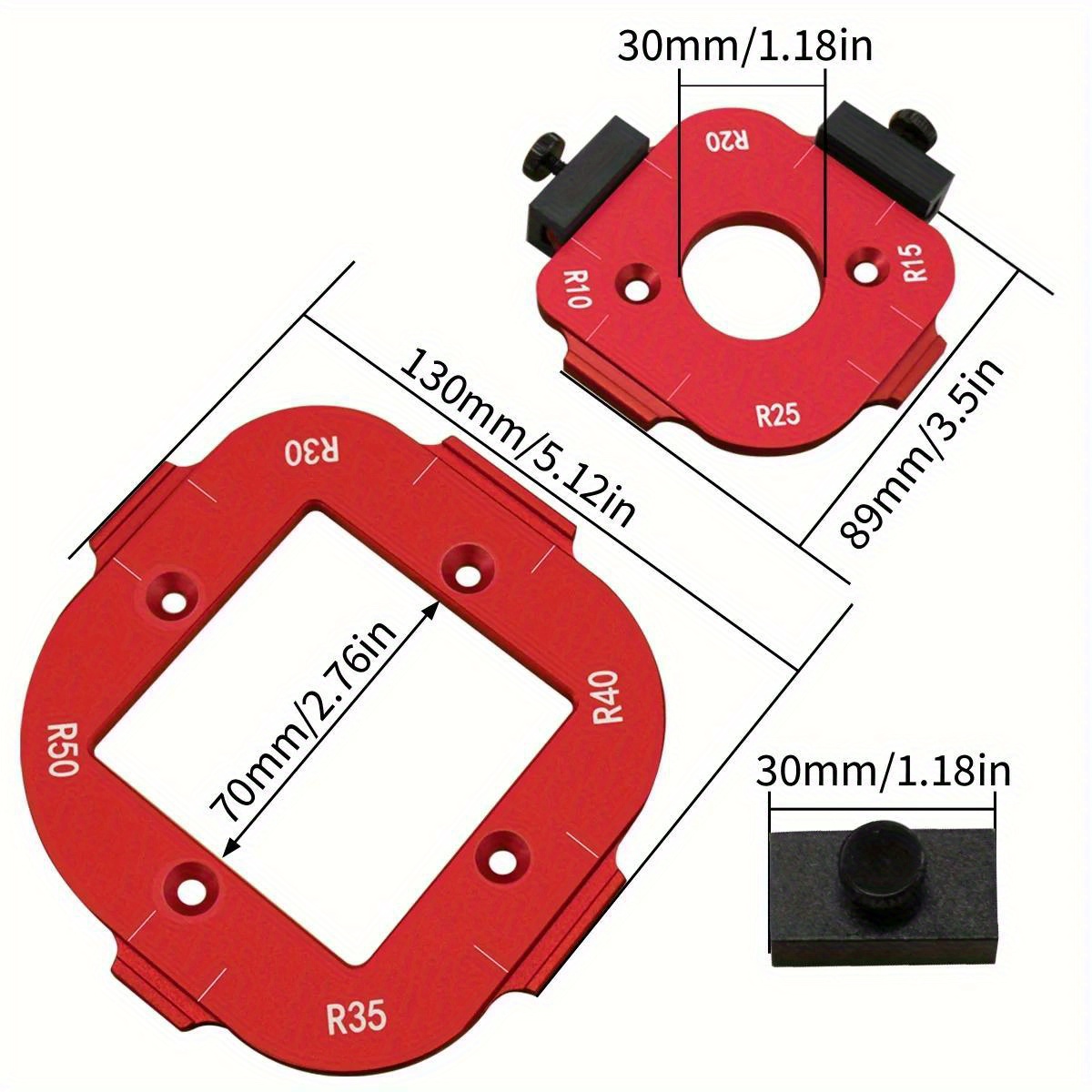 2 szt. Szablon do frezowania k – Woodworking Project recenzja i cena